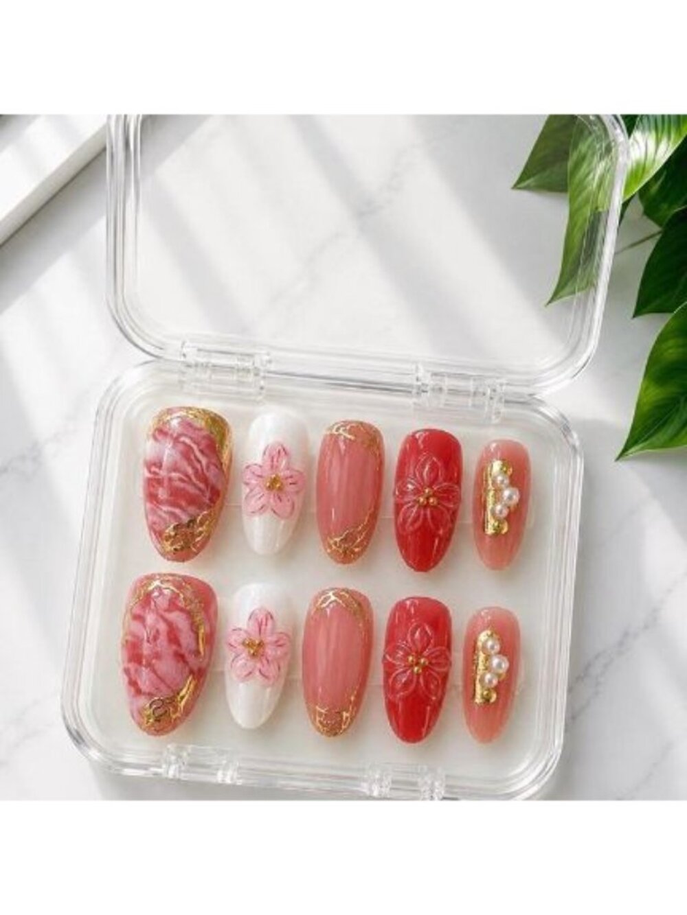 Cherry Blossom Luxury Press-On Nail Set